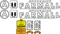 A International Harvester Farmall Decal Set